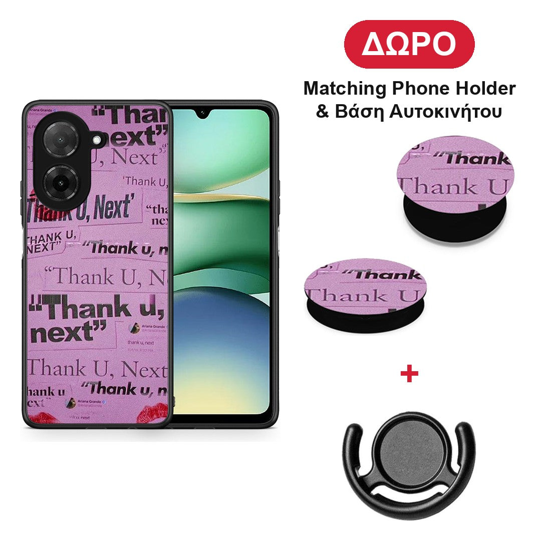 Thank You Next - Xiaomi Redmi A5 θήκη + Δώρο Phone Holder & Βάση Αυτοκινήτου