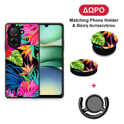 Tropical Flowers - Xiaomi Redmi A5 θήκη + Δώρο Phone Holder & Βάση Αυτοκινήτου