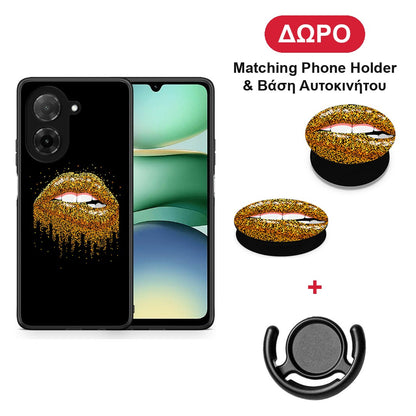Valentine Golden - Xiaomi Redmi A5 θήκη + Δώρο Phone Holder & Βάση Αυτοκινήτου