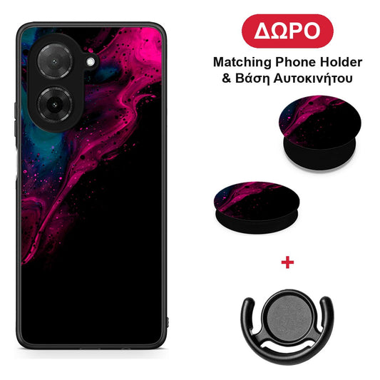 xiaomi-redmi-a5-watercolor-pink-black-case ΔΩΡΟ