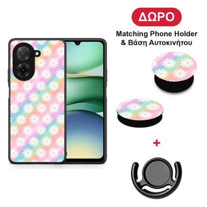 White Daisies - Xiaomi Redmi A5 θήκη + Δώρο Phone Holder & Βάση Αυτοκινήτου