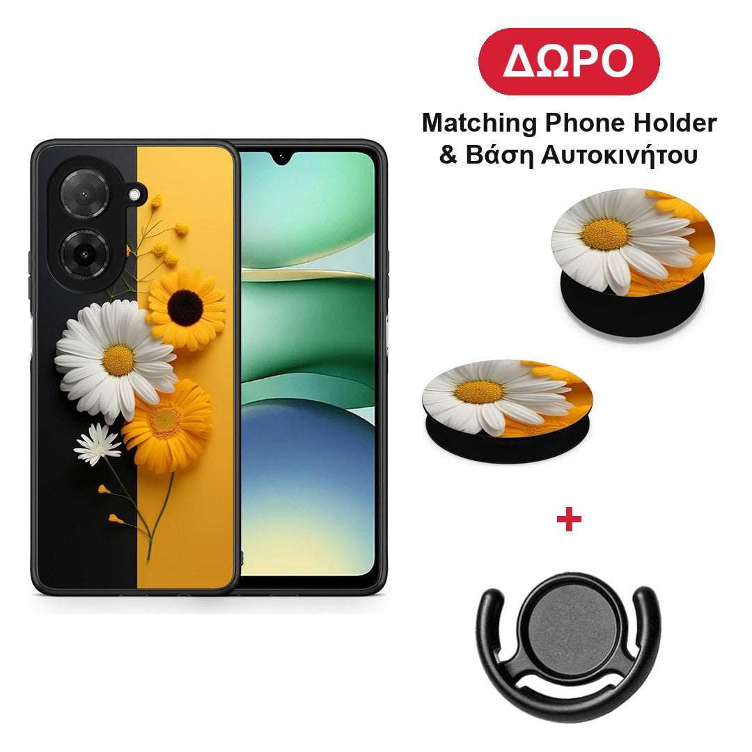 Yellow Daisies - Xiaomi Redmi A5 θήκη + Δώρο Phone Holder & Βάση Αυτοκινήτου