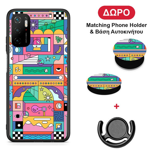 Bubbles Soap - Xiaomi Redmi Note 10 5G θήκη + Δώρο Phone Holder & Βάση Αυτοκινήτου