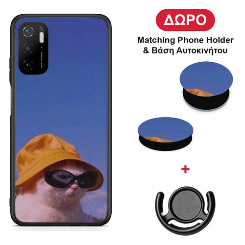Cat Diva - Xiaomi Redmi Note 10 5G θήκη + Δώρο Phone Holder & Βάση Αυτοκινήτου