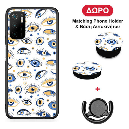 Ftou Ftou - Xiaomi Redmi Note 10 5G θήκη + Δώρο Phone Holder & Βάση Αυτοκινήτου