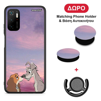 Lady And Tramp - Xiaomi Redmi Note 10 5G θήκη + Δώρο Phone Holder & Βάση Αυτοκινήτου