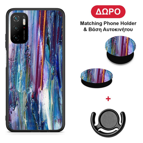 Paint Winter - Xiaomi Redmi Note 10 5G θήκη + Δώρο Phone Holder & Βάση Αυτοκινήτου