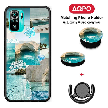 Aesthetic Summer - Xiaomi Redmi Note 10S / 10 4G θήκη + Δώρο Phone Holder & Βάση Αυτοκινήτου