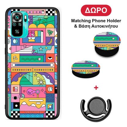 Bubbles Soap - Xiaomi Redmi Note 10S / 10 4G θήκη + Δώρο Phone Holder & Βάση Αυτοκινήτου