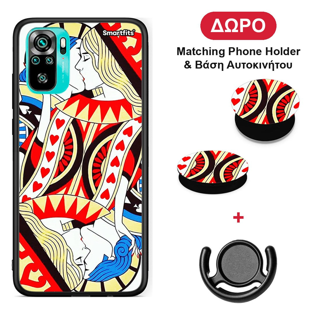 Card Love - Xiaomi Redmi Note 10S / 10 4G θήκη + Δώρο Phone Holder & Βάση Αυτοκινήτου