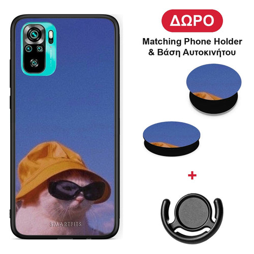 Cat Diva - Xiaomi Redmi Note 10S / 10 4G θήκη + Δώρο Phone Holder & Βάση Αυτοκινήτου