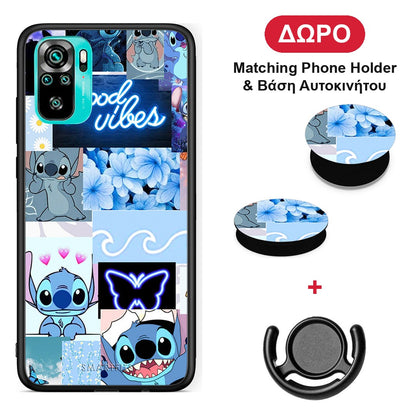 Collage Good Vibes - Xiaomi Redmi Note 10S / 10 4G θήκη + Δώρο Phone Holder & Βάση Αυτοκινήτου