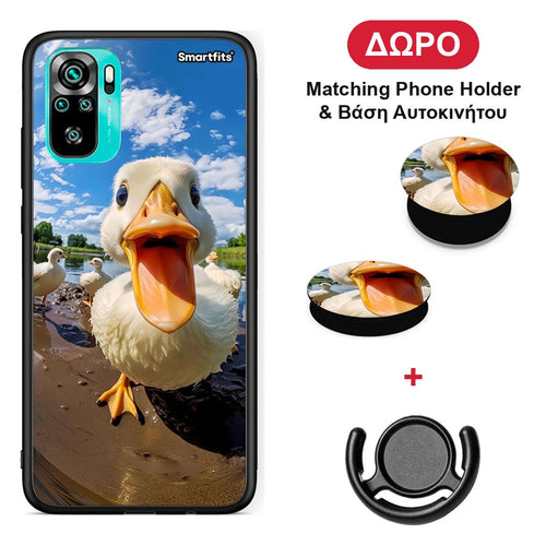 Duck Face - Xiaomi Redmi Note 10S / 10 4G θήκη + Δώρο Phone Holder & Βάση Αυτοκινήτου