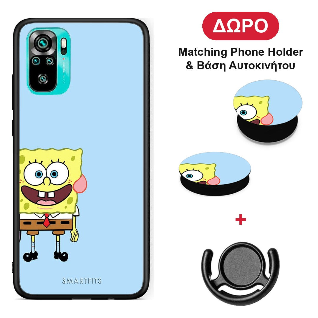 Friends Bob - Xiaomi Redmi Note 10S / 10 4G θήκη + Δώρο Phone Holder & Βάση Αυτοκινήτου