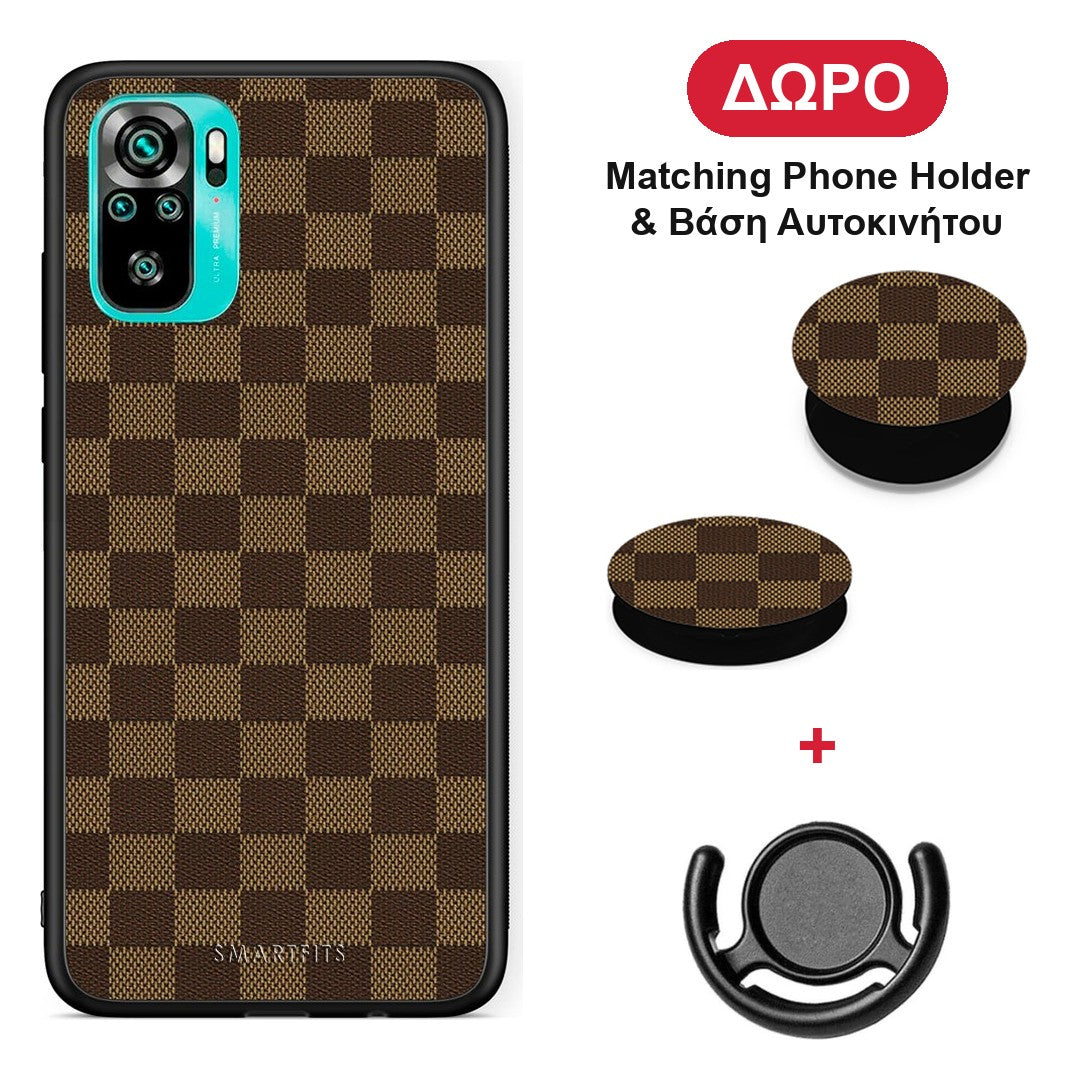 Designer Glamour - Xiaomi Redmi Note 10S / 10 4G θήκη + Δώρο Phone Holder & Βάση Αυτοκινήτου