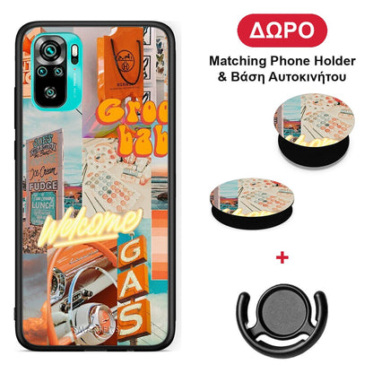 Groovy Babe - Xiaomi Redmi Note 10S / 10 4G θήκη + Δώρο Phone Holder & Βάση Αυτοκινήτου