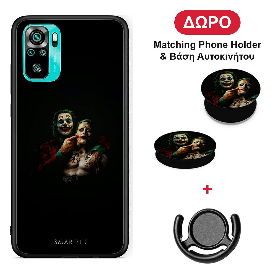 Hero Clown - Xiaomi Redmi Note 10S / 10 4G θήκη + Δώρο Phone Holder & Βάση Αυτοκινήτου