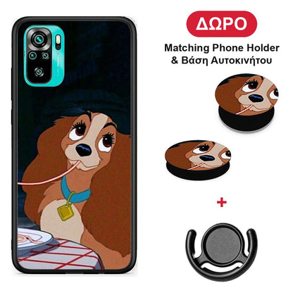Lady And Tramp 2 - Xiaomi Redmi Note 10S / 10 4G θήκη + Δώρο Phone Holder & Βάση Αυτοκινήτου