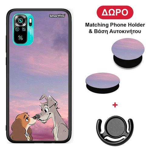 Lady And Tramp - Xiaomi Redmi Note 10S / 10 4G θήκη + Δώρο Phone Holder & Βάση Αυτοκινήτου