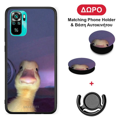 Meme Duck - Xiaomi Redmi Note 10S / 10 4G θήκη + Δώρο Phone Holder & Βάση Αυτοκινήτου