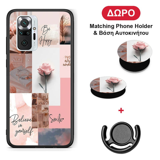 Aesthetic Collage - Xiaomi Redmi Note 10 Pro / 10 Pro Max θήκη + Δώρο Phone Holder & Βάση Αυτοκινήτου