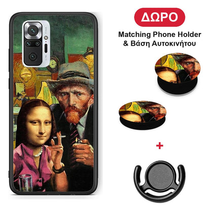 Funny Art - Xiaomi Redmi Note 10 Pro / 10 Pro Max θήκη + Δώρο Phone Holder & Βάση Αυτοκινήτου