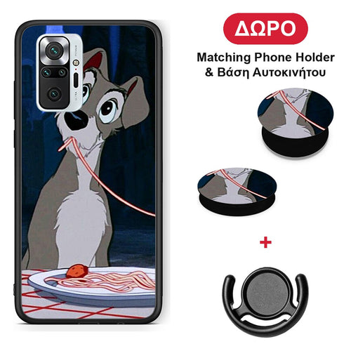 Lady And Tramp 1 - Xiaomi Redmi Note 10 Pro / 10 Pro Max θήκη + Δώρο Phone Holder & Βάση Αυτοκινήτου