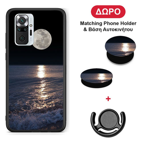 Landscape Moon - Xiaomi Redmi Note 10 Pro / 10 Pro Max θήκη + Δώρο Phone Holder & Βάση Αυτοκινήτου