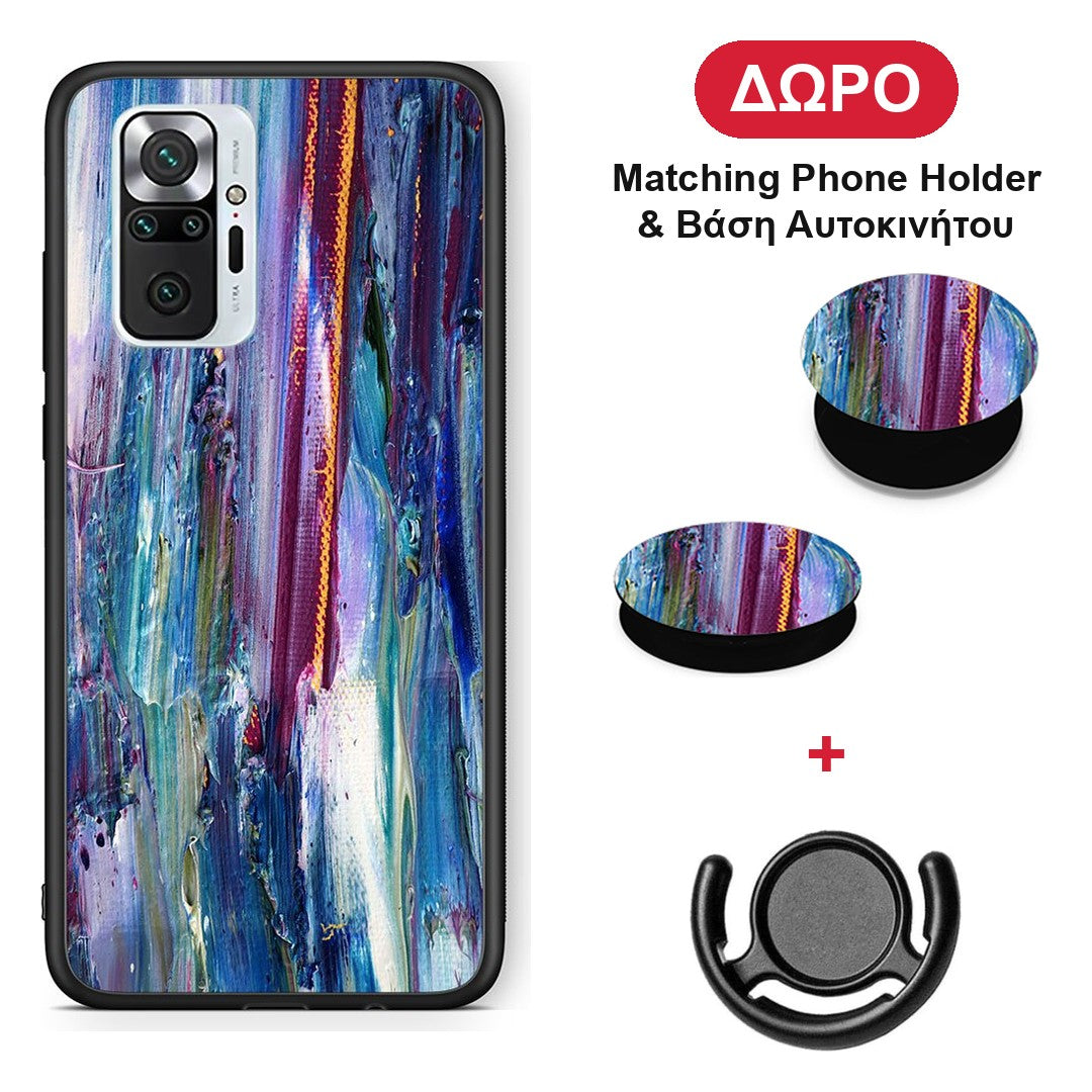Paint Winter - Xiaomi Redmi Note 10 Pro / 10 Pro Max θήκη + Δώρο Phone Holder & Βάση Αυτοκινήτου