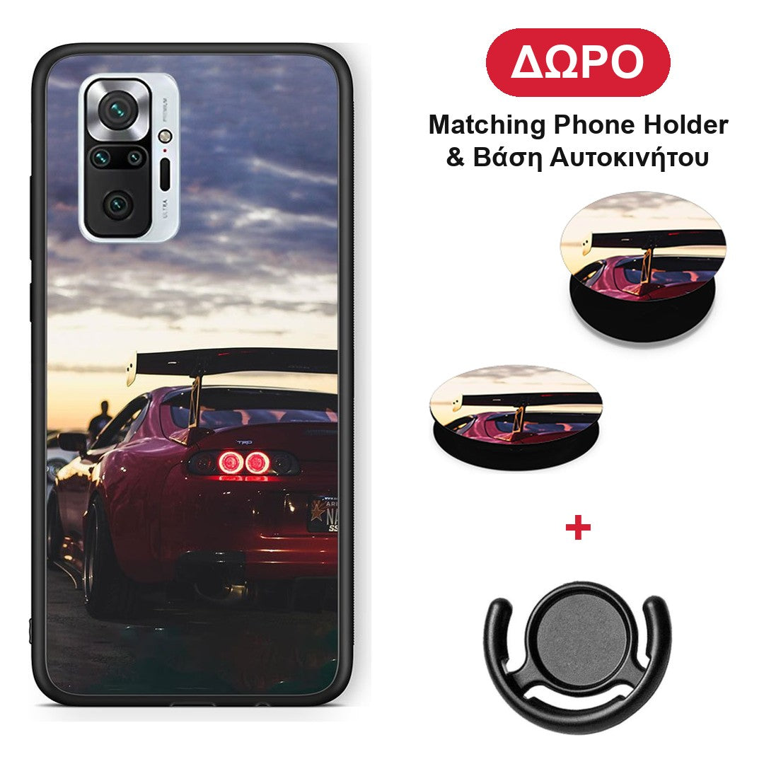 Racing Supra - Xiaomi Redmi Note 10 Pro / 10 Pro Max θήκη + Δώρο Phone Holder & Βάση Αυτοκινήτου