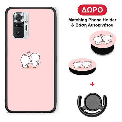 Valentine Love - Xiaomi Redmi Note 10 Pro / 10 Pro Max θήκη + Δώρο Phone Holder & Βάση Αυτοκινήτου
