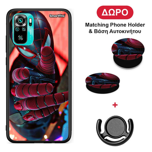 Spider Hand - Xiaomi Redmi Note 10S / 10 4G θήκη + Δώρο Phone Holder & Βάση Αυτοκινήτου