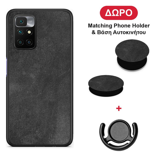 Color Black Slate - Xiaomi Redmi 10 θήκη + Δώρο Phone Holder & Βάση Αυτοκινήτου