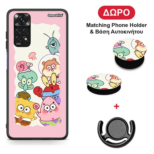 Cute Companion - Xiaomi Redmi 10 θήκη + Δώρο Phone Holder & Βάση Αυτοκινήτου