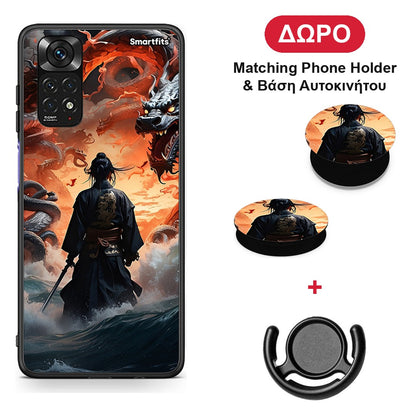 Dragons Fight - Xiaomi Redmi 10 θήκη + Δώρο Phone Holder & Βάση Αυτοκινήτου