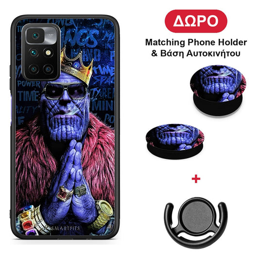 PopArt Thanos - Xiaomi Redmi 10 θήκη + Δώρο Phone Holder & Βάση Αυτοκινήτου