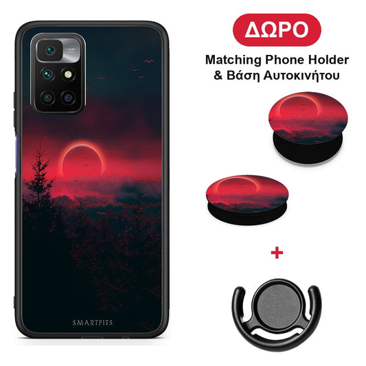 Tropic Sunset - Xiaomi Redmi 10 θήκη + Δώρο Phone Holder & Βάση Αυτοκινήτου