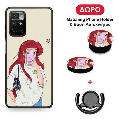 Walking Mermaid - Xiaomi Redmi 10 θήκη + Δώρο Phone Holder & Βάση Αυτοκινήτου