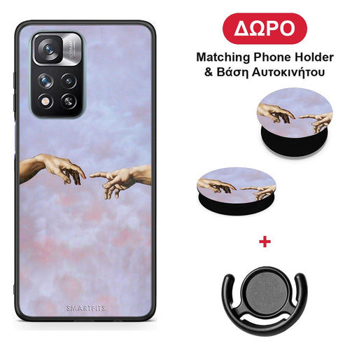Adam Hand - Xiaomi Redmi Note 11 Pro+ 5G θήκη + Δώρο Phone Holder & Βάση Αυτοκινήτου
