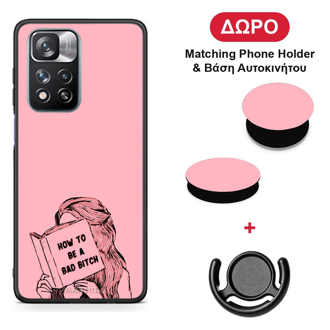 Bad Bitch - Xiaomi Redmi Note 11 Pro+ 5G θήκη + Δώρο Phone Holder & Βάση Αυτοκινήτου