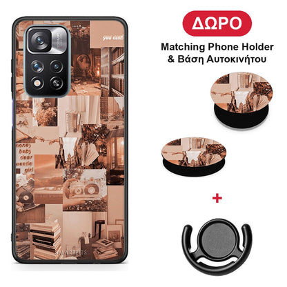 Collage You Can - Xiaomi Redmi Note 11 Pro+ 5G θήκη + Δώρο Phone Holder & Βάση Αυτοκινήτου