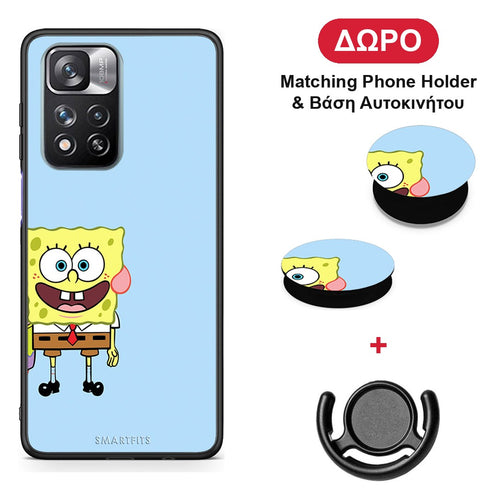 Friends Bob - Xiaomi Redmi Note 11 Pro+ 5G θήκη + Δώρο Phone Holder & Βάση Αυτοκινήτου