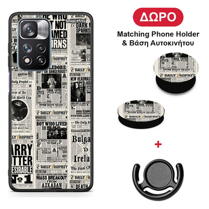 Harry Paper - Xiaomi Redmi Note 11 Pro+ 5G θήκη + Δώρο Phone Holder & Βάση Αυτοκινήτου