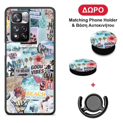 Summer Vibes - Xiaomi Redmi Note 11 Pro+ 5G θήκη + Δώρο Phone Holder & Βάση Αυτοκινήτου