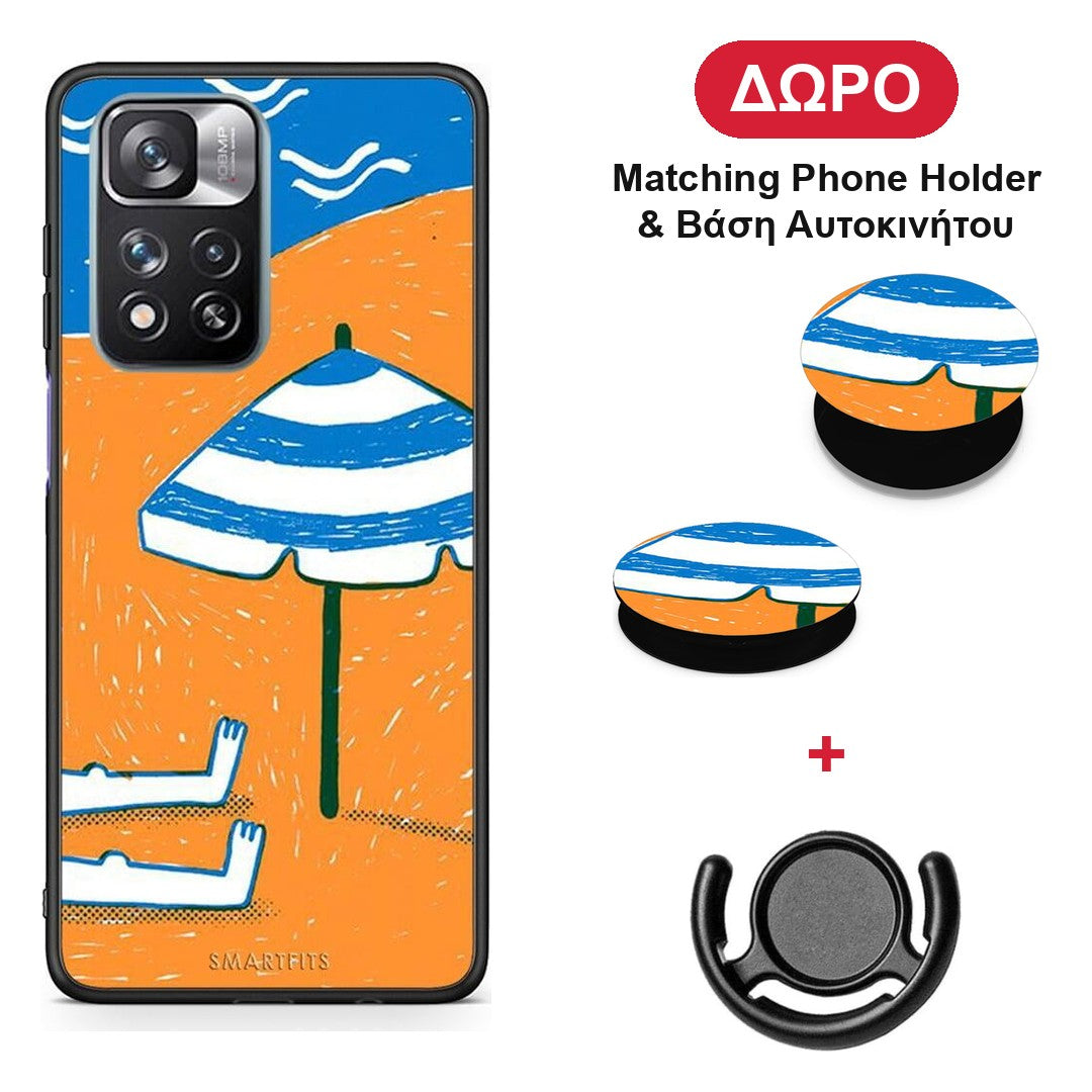 Summering - Xiaomi Redmi Note 11 Pro+ 5G θήκη + Δώρο Phone Holder & Βάση Αυτοκινήτου