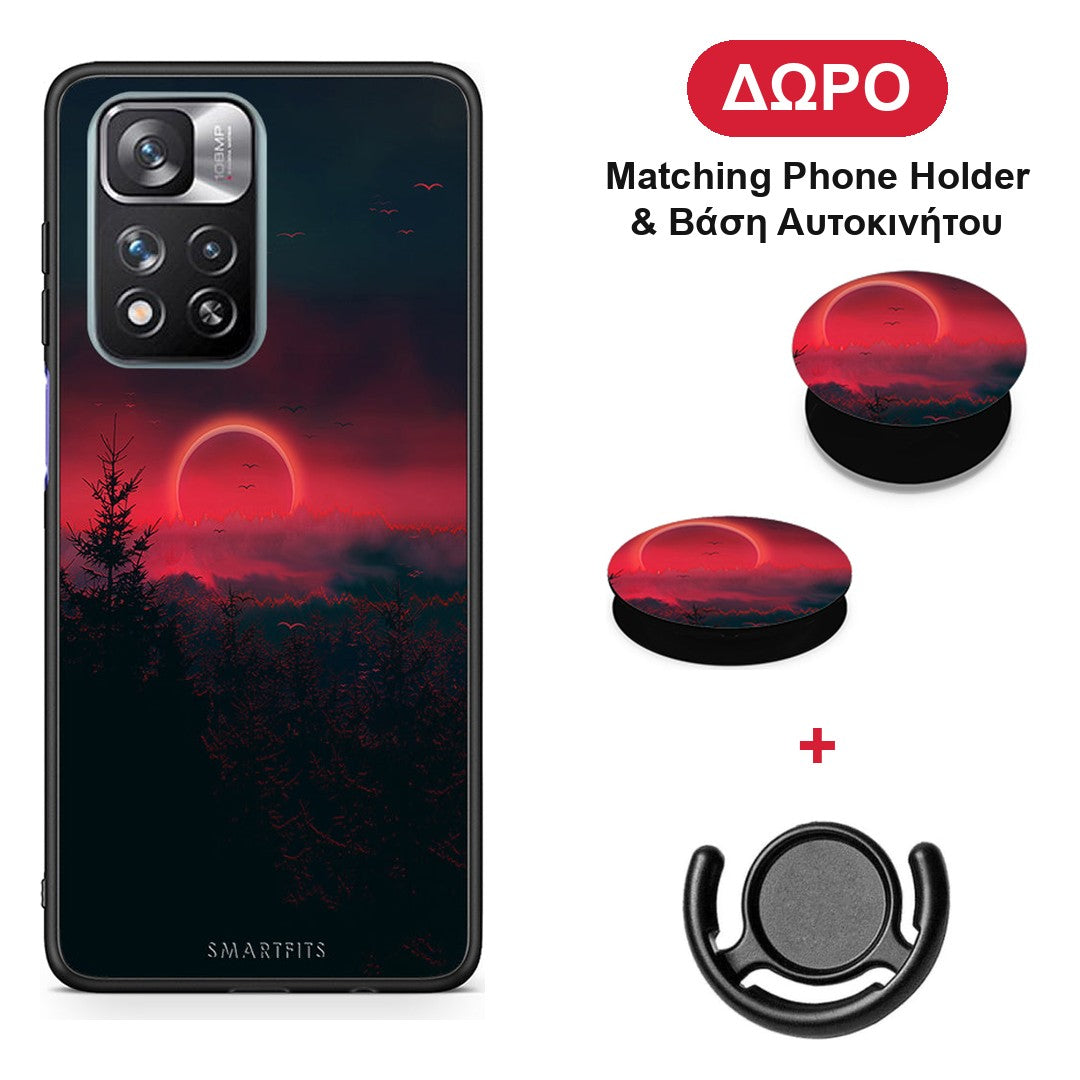 Tropic Sunset - Xiaomi Redmi Note 11 Pro+ 5G θήκη + Δώρο Phone Holder & Βάση Αυτοκινήτου