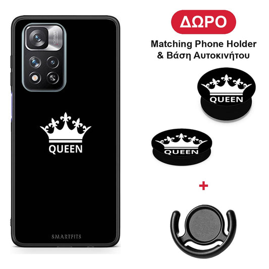 Valentine Queen - Xiaomi Redmi Note 11 Pro+ 5G θήκη + Δώρο Phone Holder & Βάση Αυτοκινήτου