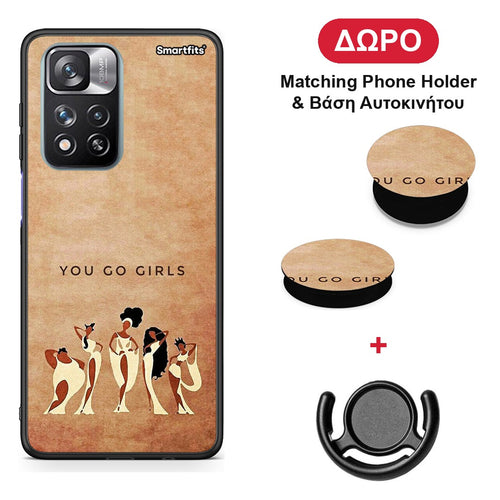 You Go Girl - Xiaomi Redmi Note 11 Pro+ 5G θήκη + Δώρο Phone Holder & Βάση Αυτοκινήτου