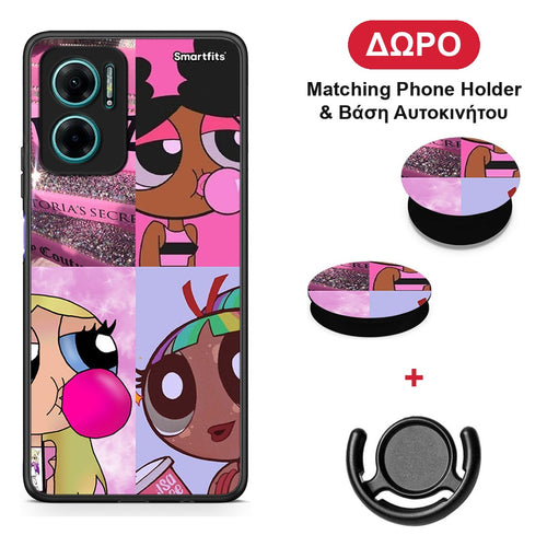 Bubble Girls - Xiaomi Redmi Note 11E θήκη + Δώρο Phone Holder & Βάση Αυτοκινήτου
