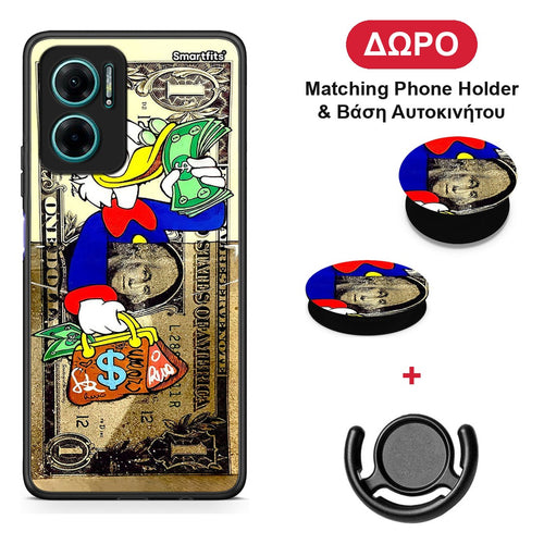 Duck Money - Xiaomi Redmi Note 11E θήκη + Δώρο Phone Holder & Βάση Αυτοκινήτου